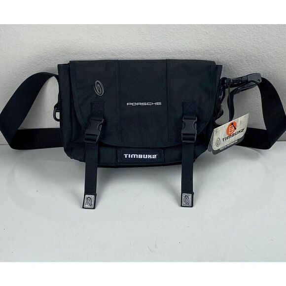 Timbuk2 Handbags - NWT Porsche Timbuk2 Freestyle Messenger Laptop Bag Commuter Crossbody XS Black E